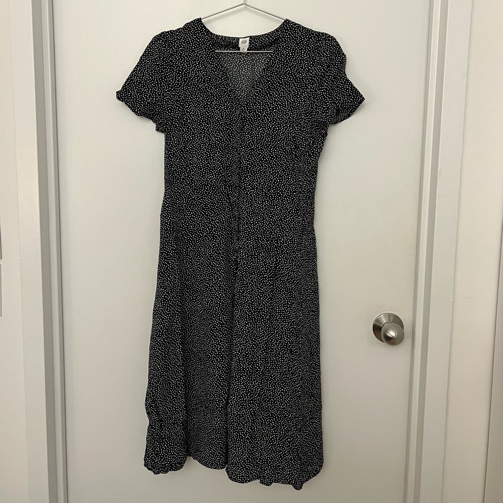 Gap button down midi dress